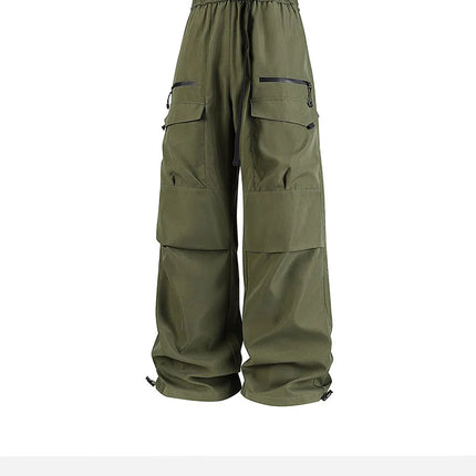 Workwear charge Men's 2025 autumn new style casual pants, loose wide-leg pants, high street American retro men's pants