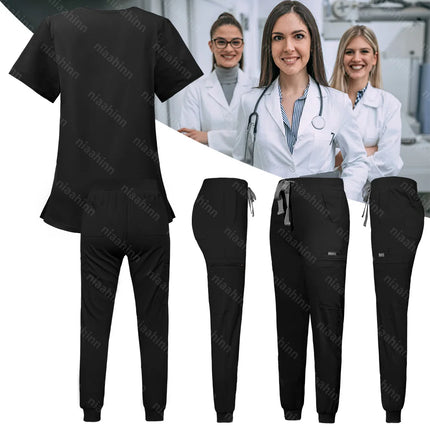Wholesale Hospital Working Scrubs Set Operating Room Scrubs Medical Uniform Medical Supplies Workwear Dental Surgery Nurse Suits-KarWorkwear
