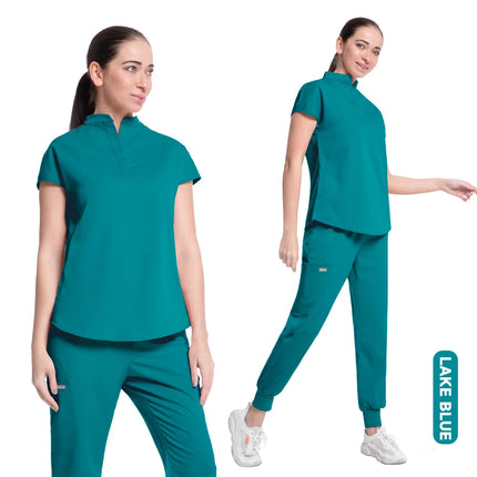 Jogger Sports Suit High Quality Solid Color Women's New Medical Operating Room Medical Uniform Scrubs Doctor Nurse Suit Unisex-KarWorkwear