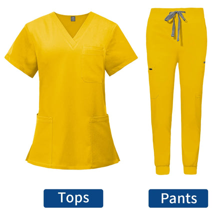 Wholesale Hospital Working Scrubs Set Operating Room Scrubs Medical Uniform Medical Supplies Workwear Dental Surgery Nurse Suits-KarWorkwear