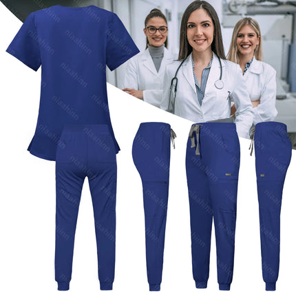 Wholesale Hospital Working Scrubs Set Operating Room Scrubs Medical Uniform Medical Supplies Workwear Dental Surgery Nurse Suits-KarWorkwear