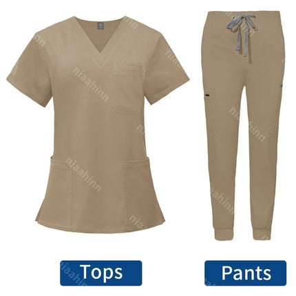 Wholesale Hospital Working Scrubs Set Operating Room Scrubs Medical Uniform Medical Supplies Workwear Dental Surgery Nurse Suits-KarWorkwear