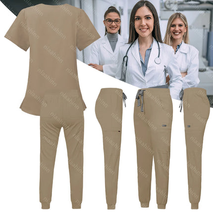 Wholesale Hospital Working Scrubs Set Operating Room Scrubs Medical Uniform Medical Supplies Workwear Dental Surgery Nurse Suits-KarWorkwear