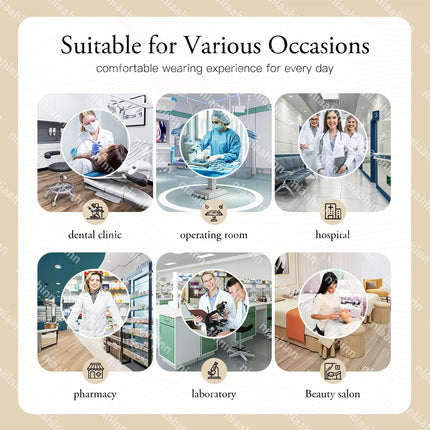 Multilcolors Lightweight Medical Nurse Uniform Women Scrubs Set Hospital Scrub Suit Accessories Dental Surgery Suit Lab Workwear-KarWorkwear