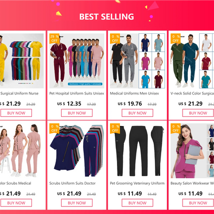 Unisex Scrub Suits Doctor Set Men Tops+Jogger Pants Surgical Workwear Dental Clinic Work Clothes Hospital Doctor Nursing Uniform-KarWorkwear