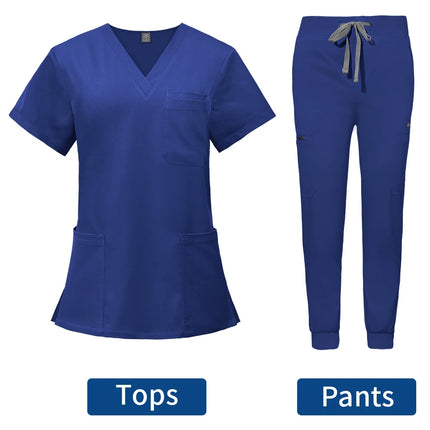 Wholesale Hospital Working Scrubs Set Operating Room Scrubs Medical Uniform Medical Supplies Workwear Dental Surgery Nurse Suits-KarWorkwear