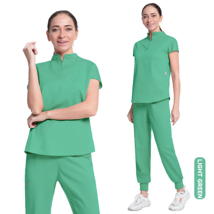 Jogger Sports Suit High Quality Solid Color Women's New Medical Operating Room Medical Uniform Scrubs Doctor Nurse Suit Unisex-KarWorkwear