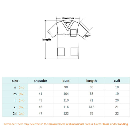 Cat print Pet hospital clinic Dentist lab medical nurse Surgical working Short sleeve Scrub tops +Jogger Pants Doctor uniforms-KarWorkwear