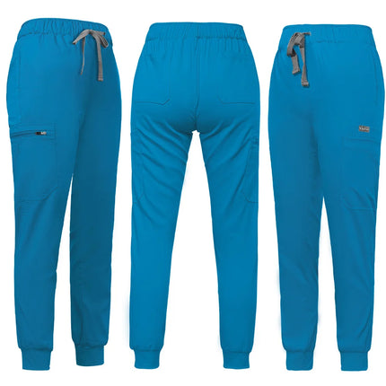 Unisex Jogger Pants Dentist Pants Solid Color Beauty Salon Nursing Men Jogging Pants Spa Uniform Pants Pet Medical Doctor Scrub-KarWorkwear