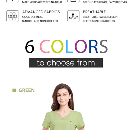 Women's Hospital operating room Work Uniform Elastic and Comfortable Surgical Clothing scrubs suit medical Beauty lab uniforms-KarWorkwear