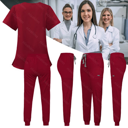 Wholesale Hospital Working Scrubs Set Operating Room Scrubs Medical Uniform Medical Supplies Workwear Dental Surgery Nurse Suits-KarWorkwear