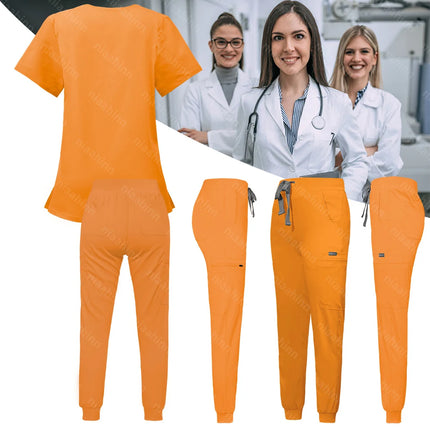 Wholesale Hospital Working Scrubs Set Operating Room Scrubs Medical Uniform Medical Supplies Workwear Dental Surgery Nurse Suits-KarWorkwear
