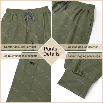 Multilcolors Lightweight Medical Nurse Uniform Women Scrubs Set Hospital Scrub Suit Accessories Dental Surgery Suit Lab Workwear-KarWorkwear