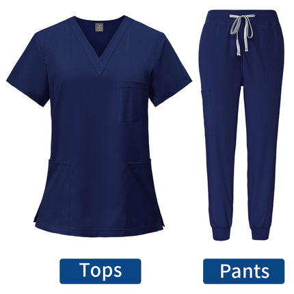 Wholesale Pet Veterinary Scrubs Women Uniforms Hosipital Nurse Work Suits Dental Clinic Nursing Costume Health Service Workwear-KarWorkwear