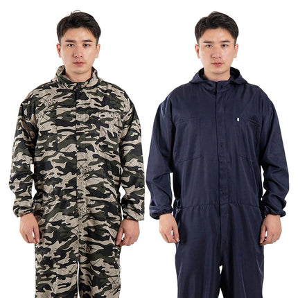 Work Jumpsuit Waterproof Breathable Sweat-absorbing Elastic Cuff Multiple-Pockets Anti-static Men Coveralls Work Uniform For Men-KarWorkwear