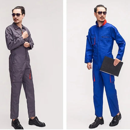 Work Overall Uniform Men Women Working Coveralls Welding Suit Car Repair Workshop Mechanic Plus Size Clothes-KarWorkwear