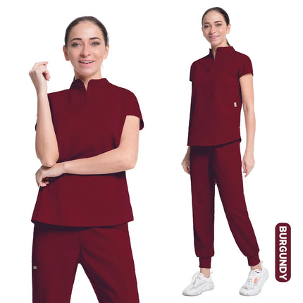 Jogger Sports Suit High Quality Solid Color Women's New Medical Operating Room Medical Uniform Scrubs Doctor Nurse Suit Unisex-KarWorkwear