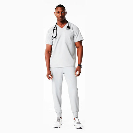 Clinical Green Gray Blue White Sanitary Dentist Medical Nursing Veterinary Surgical Uniform Men Work Wear Jogger Man Scrubs Set-KarWorkwear