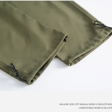 Thin workwear pants for men 2025 new style summer loose straight-leg men's pants wide-leg casual pants