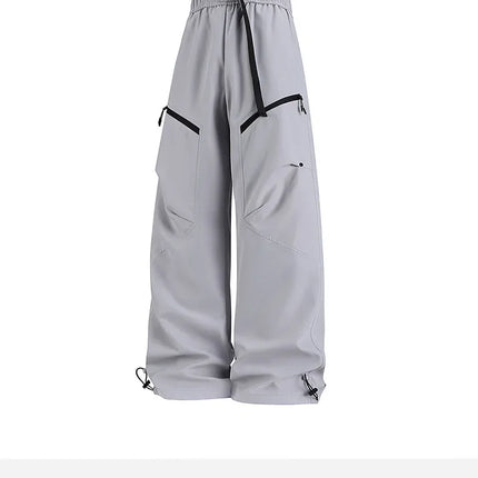 Thin workwear pants for men 2025 new style summer loose straight-leg men's pants wide-leg casual pants