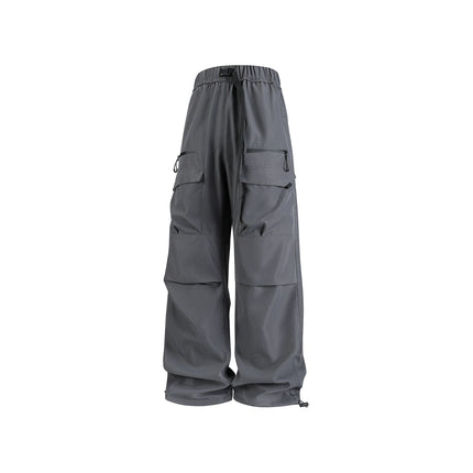 Workwear charge Men's 2025 autumn new style casual pants, loose wide-leg pants, high street American retro men's pants