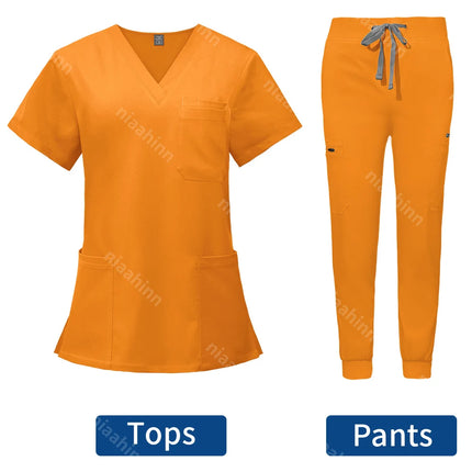 Wholesale Hospital Working Scrubs Set Operating Room Scrubs Medical Uniform Medical Supplies Workwear Dental Surgery Nurse Suits-KarWorkwear
