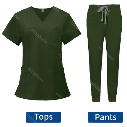 Wholesale Hospital Working Scrubs Set Operating Room Scrubs Medical Uniform Medical Supplies Workwear Dental Surgery Nurse Suits-KarWorkwear