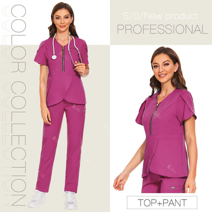 Hospital Working Scrubs Set Operating Room Medical Uniforms Beauty Salon Workwear Dental Surgery Unifomrs Nurse Suits Wholesale-KarWorkwear