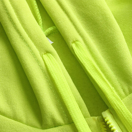 Man Sweatshirt Fashion High Visibility Mens Road Work Jacket Men'S Reflective Strip Hoodies Color Block Long Sleeve Work Coat
