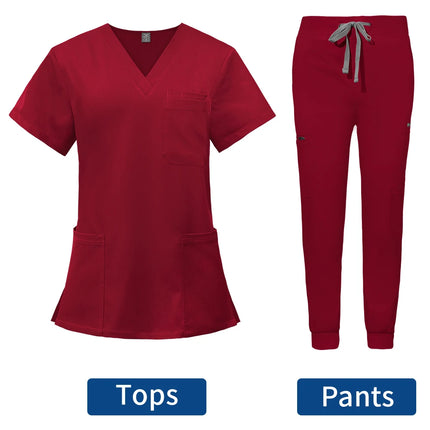 Wholesale Hospital Working Scrubs Set Operating Room Scrubs Medical Uniform Medical Supplies Workwear Dental Surgery Nurse Suits-KarWorkwear