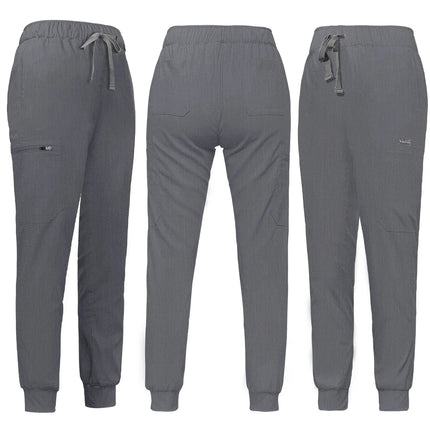 Unisex Jogger Pants Dentist Pants Solid Color Beauty Salon Nursing Men Jogging Pants Spa Uniform Pants Pet Medical Doctor Scrub-KarWorkwear