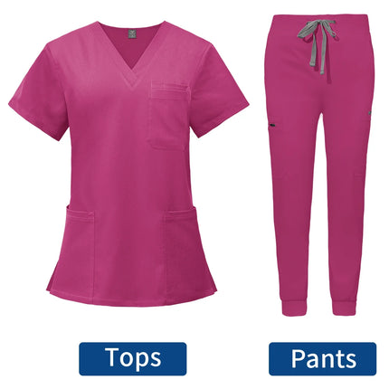 Wholesale Hospital Working Scrubs Set Operating Room Scrubs Medical Uniform Medical Supplies Workwear Dental Surgery Nurse Suits-KarWorkwear