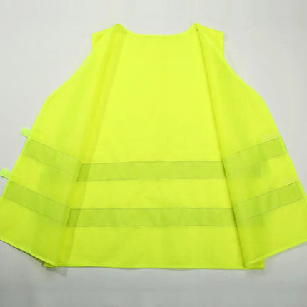 High Visibility Reflective Clothing for Safety Unisex Protective Traffic Vest Yellow Outdoor For Running Cycling Sports Vest