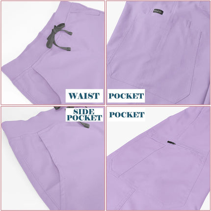 Red Nursing Uniforms Unisex Medical Top Pants Clinical Uniform Men Nursing Clothes Doctor Nurse Scrubs Sets Dentist Vet Workwear-KarWorkwear