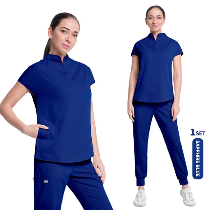 Jogger Sports Suit High Quality Solid Color Women's New Medical Operating Room Medical Uniform Scrubs Doctor Nurse Suit Unisex-KarWorkwear