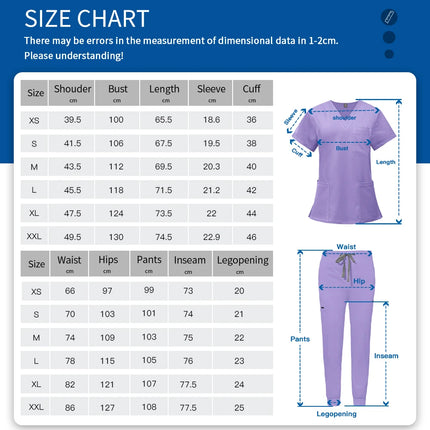 Red Nursing Uniforms Unisex Medical Top Pants Clinical Uniform Men Nursing Clothes Doctor Nurse Scrubs Sets Dentist Vet Workwear-KarWorkwear