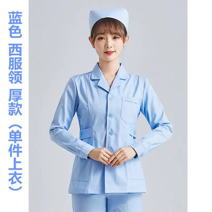 White Short Sleeve scrubs uniforms women Pet Grooming Clinic Nursing Clothes Workwear Nurse Scrub Work Pink Medical Uniform-KarWorkwear