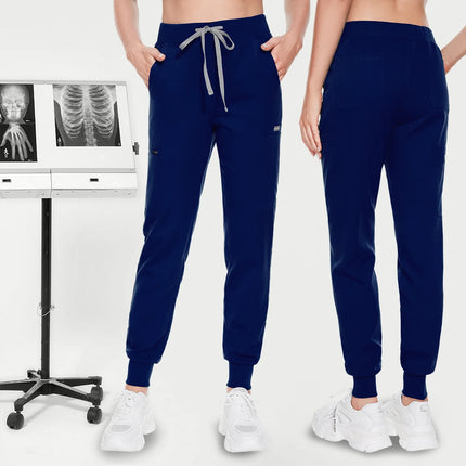 Jogger Pant Women Scrub Medical Nurse Work Bottoms Unisex Wholesale Slim Fit Fashion Stretch Trousers Clinic Doctor Nursing Pant-KarWorkwear