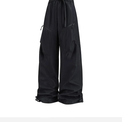 Thin workwear pants for men 2025 new style summer loose straight-leg men's pants wide-leg casual pants