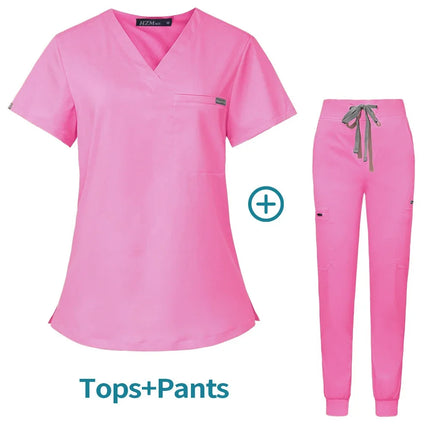 Wholesale Operating Room Medical Uniform Scrubs Hospital Working Scrubs Set Medical Supplies Nurse Dental Surgery Suit Workwear-KarWorkwear