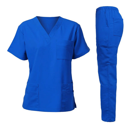 Anti Wrinkle Washable Soft Fabric Nursing Scrubs Hospital Uniform Medical Scrubs Tops Women Jogger Scrubs Sets Nurse Uniform-KarWorkwear