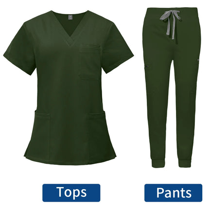 Wholesale Hospital Working Scrubs Set Operating Room Scrubs Medical Uniform Medical Supplies Workwear Dental Surgery Nurse Suits-KarWorkwear