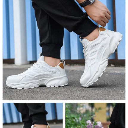 White Safety Shoes Men Steel Toe Boots Work Sneakers Anti-smash Anti-puncture Indestructible Shoes Sport Men Protective Shoes-KarWorkwear