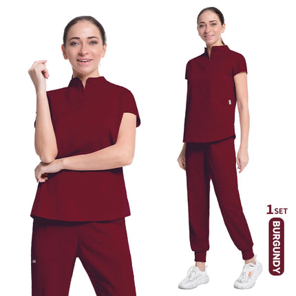 Jogger Sports Suit High Quality Solid Color Women's New Medical Operating Room Medical Uniform Scrubs Doctor Nurse Suit Unisex-KarWorkwear