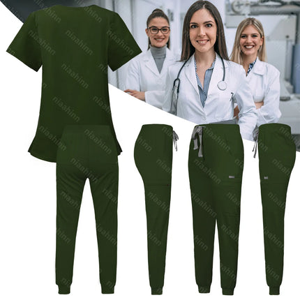 Wholesale Hospital Working Scrubs Set Operating Room Scrubs Medical Uniform Medical Supplies Workwear Dental Surgery Nurse Suits-KarWorkwear