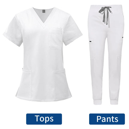 Wholesale Hospital Working Scrubs Set Operating Room Scrubs Medical Uniform Medical Supplies Workwear Dental Surgery Nurse Suits-KarWorkwear