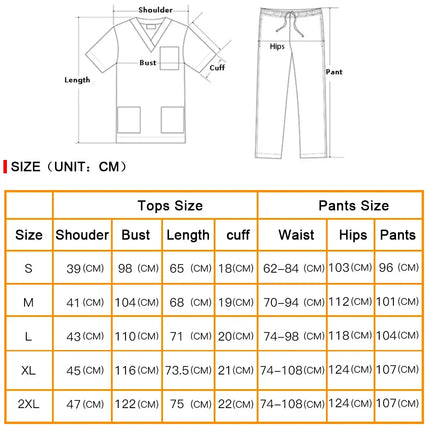 Aesthetic Uniforms Woman Beauty Manicurist Work Wear Hot Sales Scrubs Top Blouse Nursing Pants High-quality Scrub Suit Wholesale-KarWorkwear