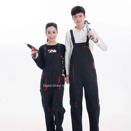 2023 Work Overall Uniform Men Women Working Coveralls Welding Suit Car Repair Workshop Mechanic Plus Size Clothes-KarWorkwear