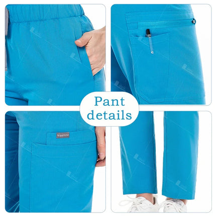 Hospital Working Scrubs Set Operating Room Medical Uniforms Beauty Salon Workwear Dental Surgery Unifomrs Nurse Suits Wholesale-KarWorkwear