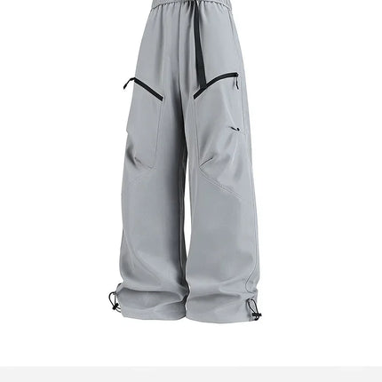 Thin workwear pants for men 2025 new style summer loose straight-leg men's pants wide-leg casual pants